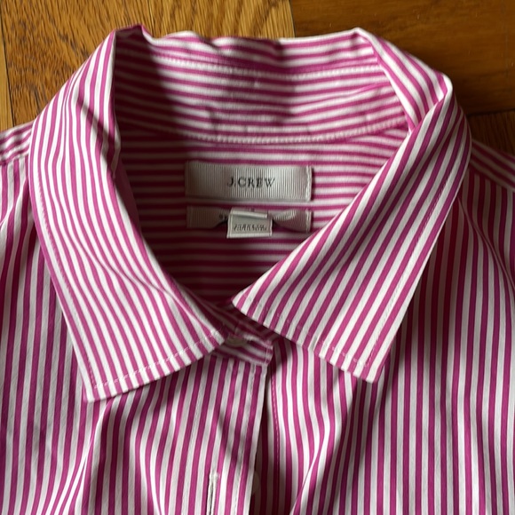 J. Crew Cotton Striped Shirt Size XS - Picture 2 of 3